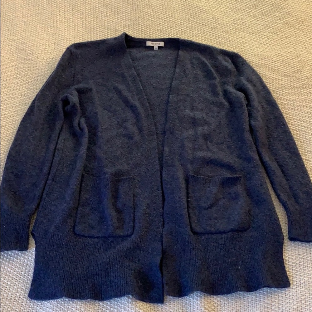 Blue madewell cardigan